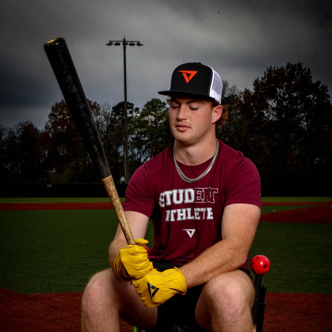 Wheeled VeloTee 2.0 Baseball & Softball Bat Bag Backpack with Batting Tee