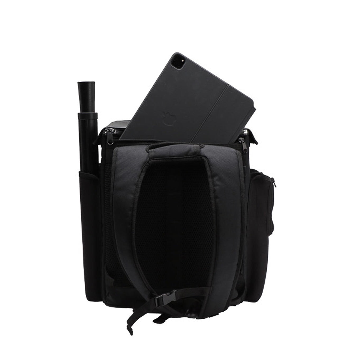VeloTee Baseball & Softball Home Plate Bat Bag Backpack with Batting Tee has a hidden pocket that lets players and coaches keep their scorebooks, iPad, rubber bases and jersey's in their bat bag.