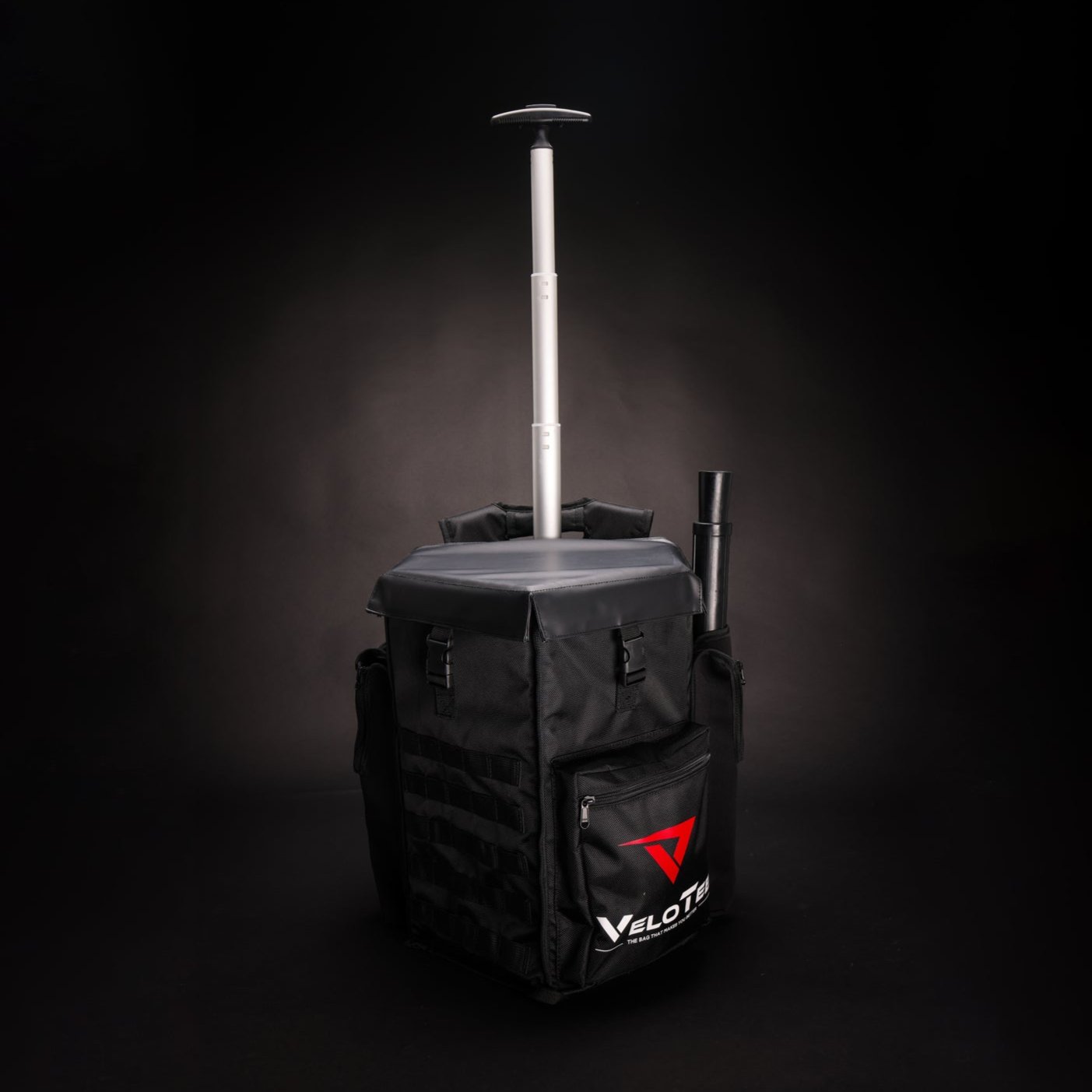 Wheeled VeloTee 2.0 Pro Baseball & Softball Bat Bag Bundle with TANNER TEE