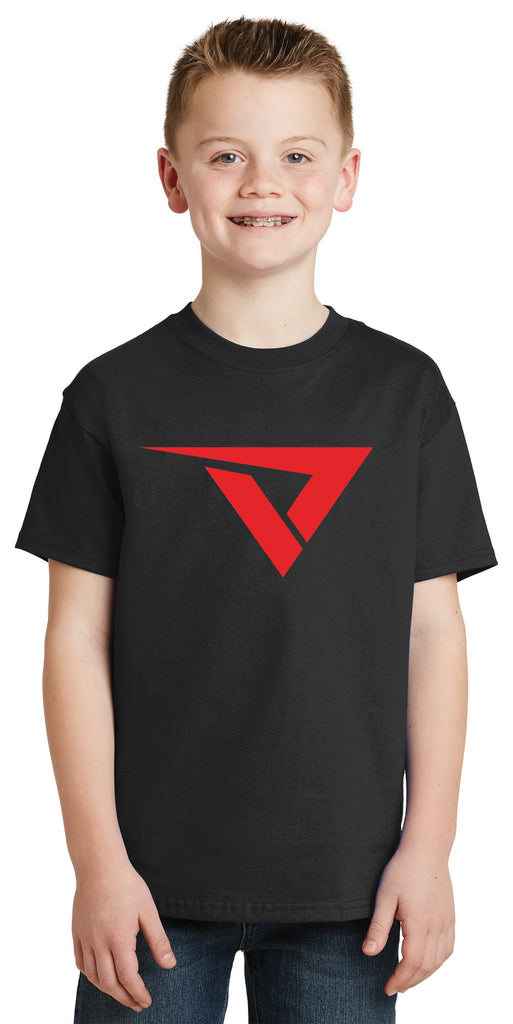 Our VeloTee Youth T-Shirt is perfect for that young athlete who is ready to step up their game. Let everyone know you are working to get better with your VeloTee logo t-shirt!  6-ounce, 100% cotton 99/1 cotton/poly (Ash) 90/10 cotton/poly (Light Steel) Tear-away label Set-in 1x1 rib crewneck Self-fabric neck tape for comfort Double-needle sleeves and hem Quarter-turned body Classic youth fit