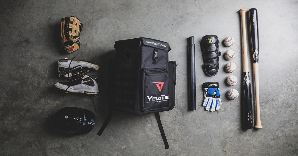 The VeloTee Bat Bag is the most versitile bat bag on the market today. It hold all of your baseball and softball gear and allows you to take batting practice off of your bat bag.  