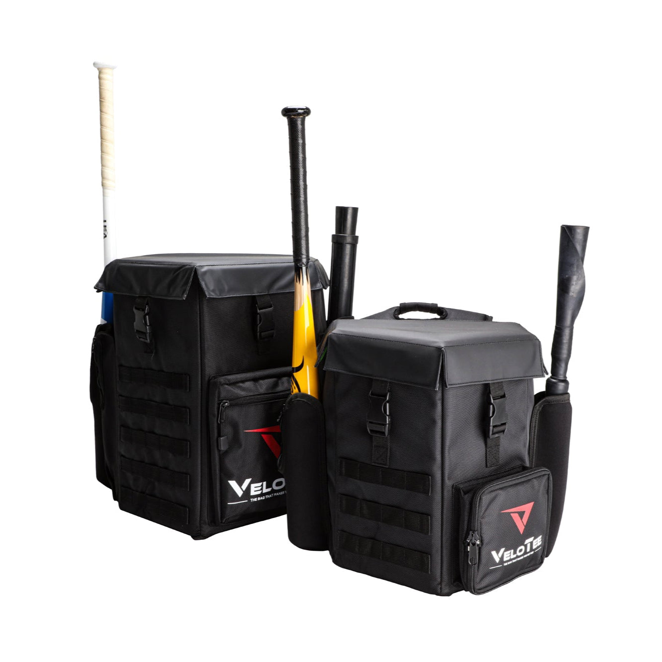 Mini VeloTee Youth Baseball & Softball Bat Bag Pro Tanner Tee Bucket Seat Backpack