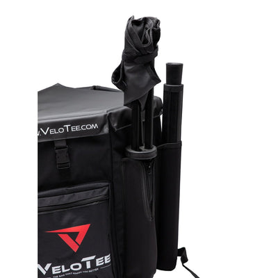 baseball coaches backpack hang on fence Coaches Bundle: VeloTee Baseball & Softball Home Plate Bat Bag Backpack (Comes with Batting Tee)